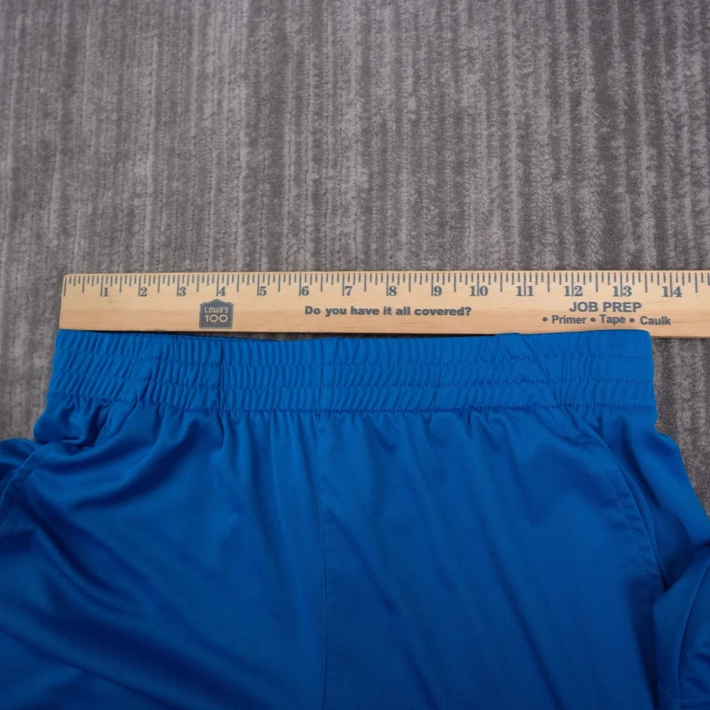 Adidas Track Pants Youth Large Blue Excellent 3-Stripe Athletic Trousers C8675